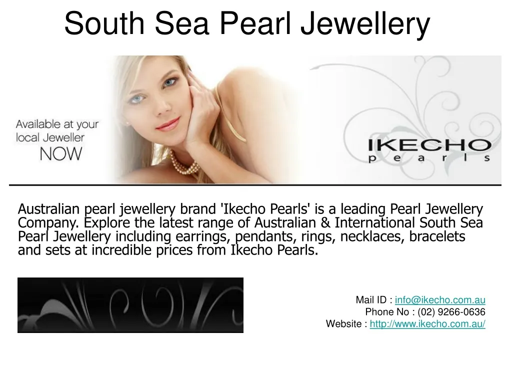 south sea pearl jewellery n.