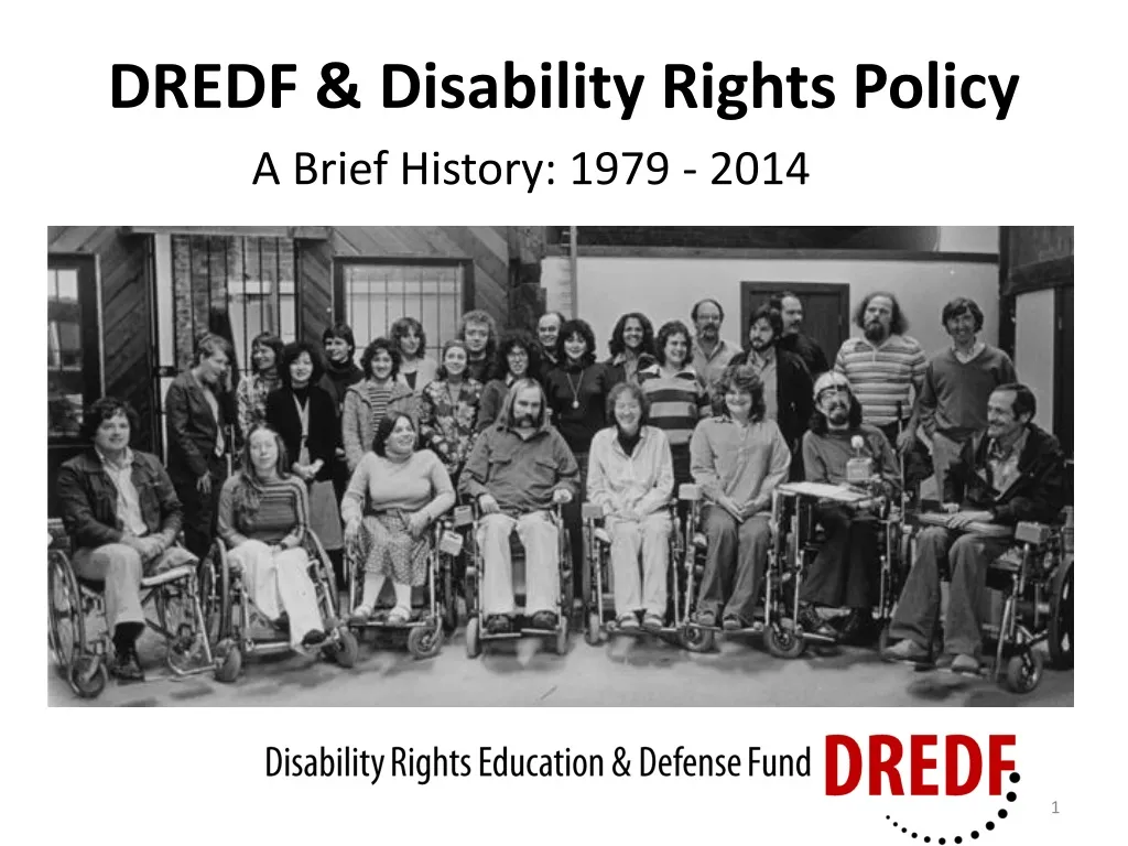 dredf disability rights policy n.