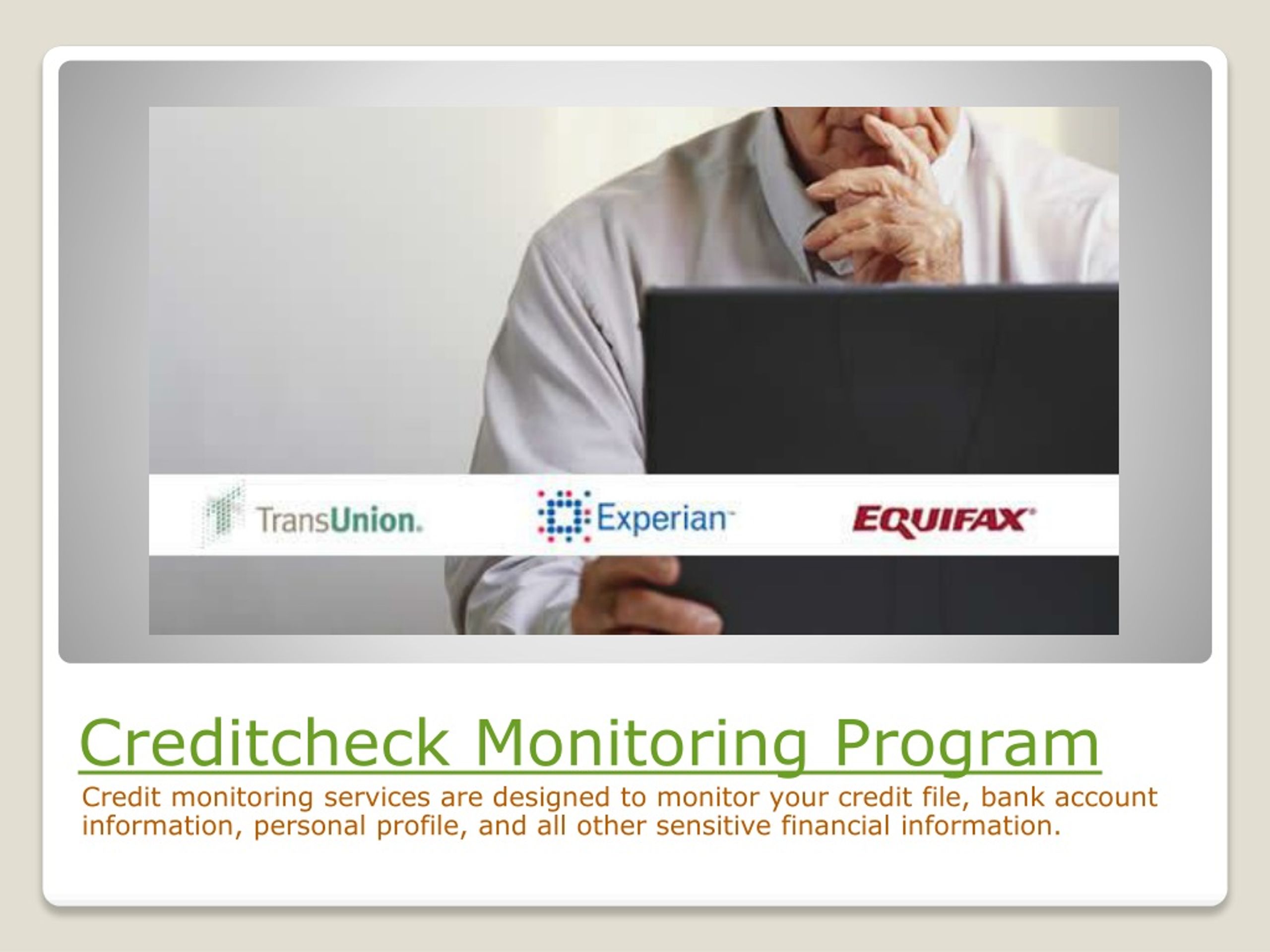 PPT - Credit Check Monitor Premier PowerPoint Presentation, Free ...