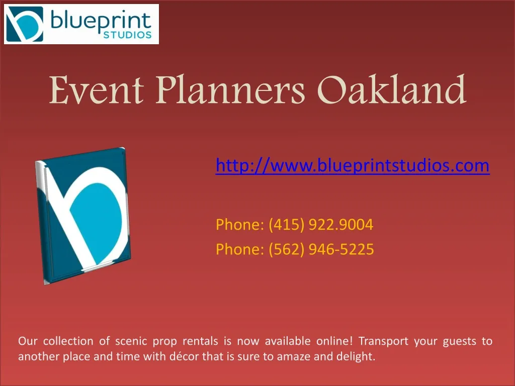 event planners oakland n.