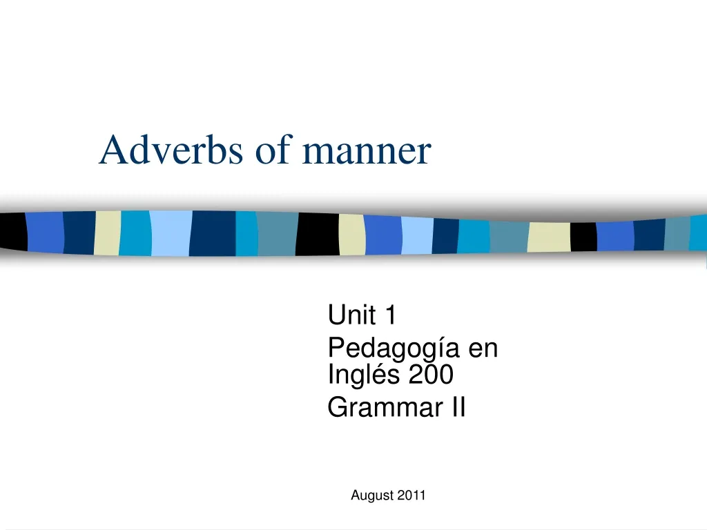 adverbs of manner n.