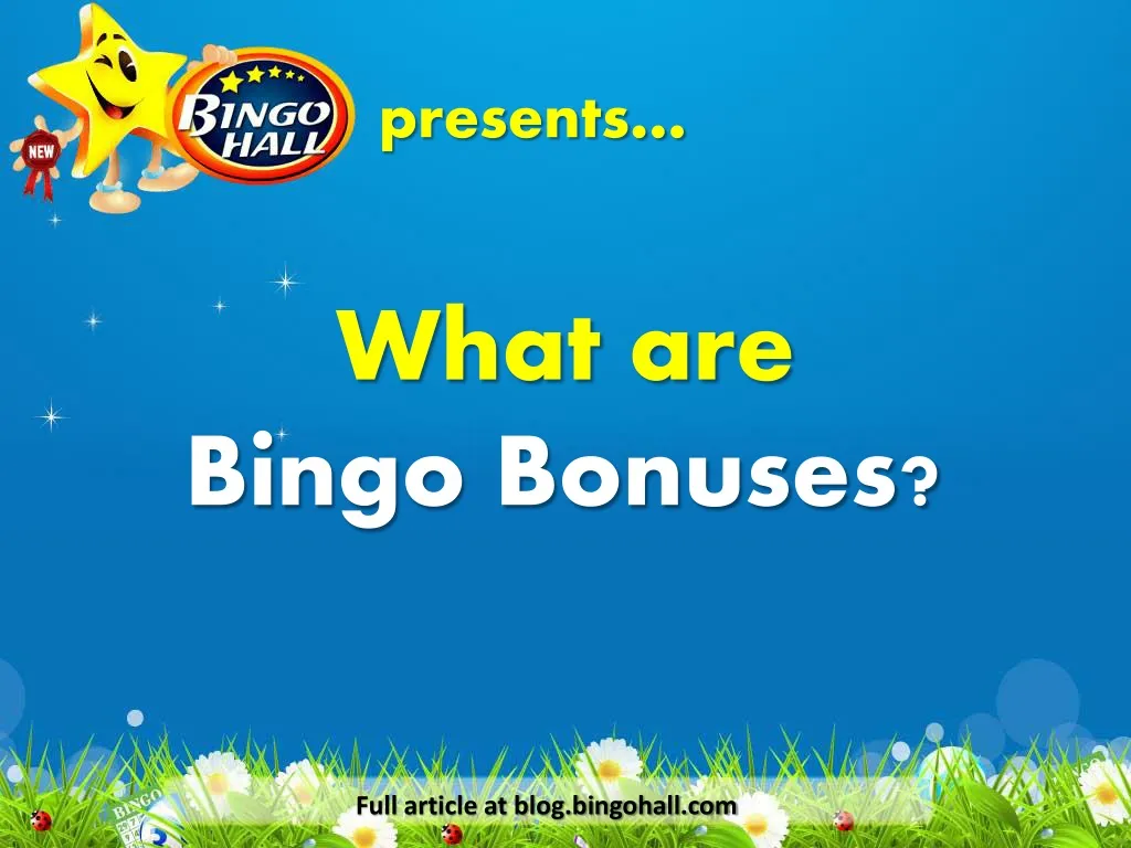 what are bingo bonuses n.