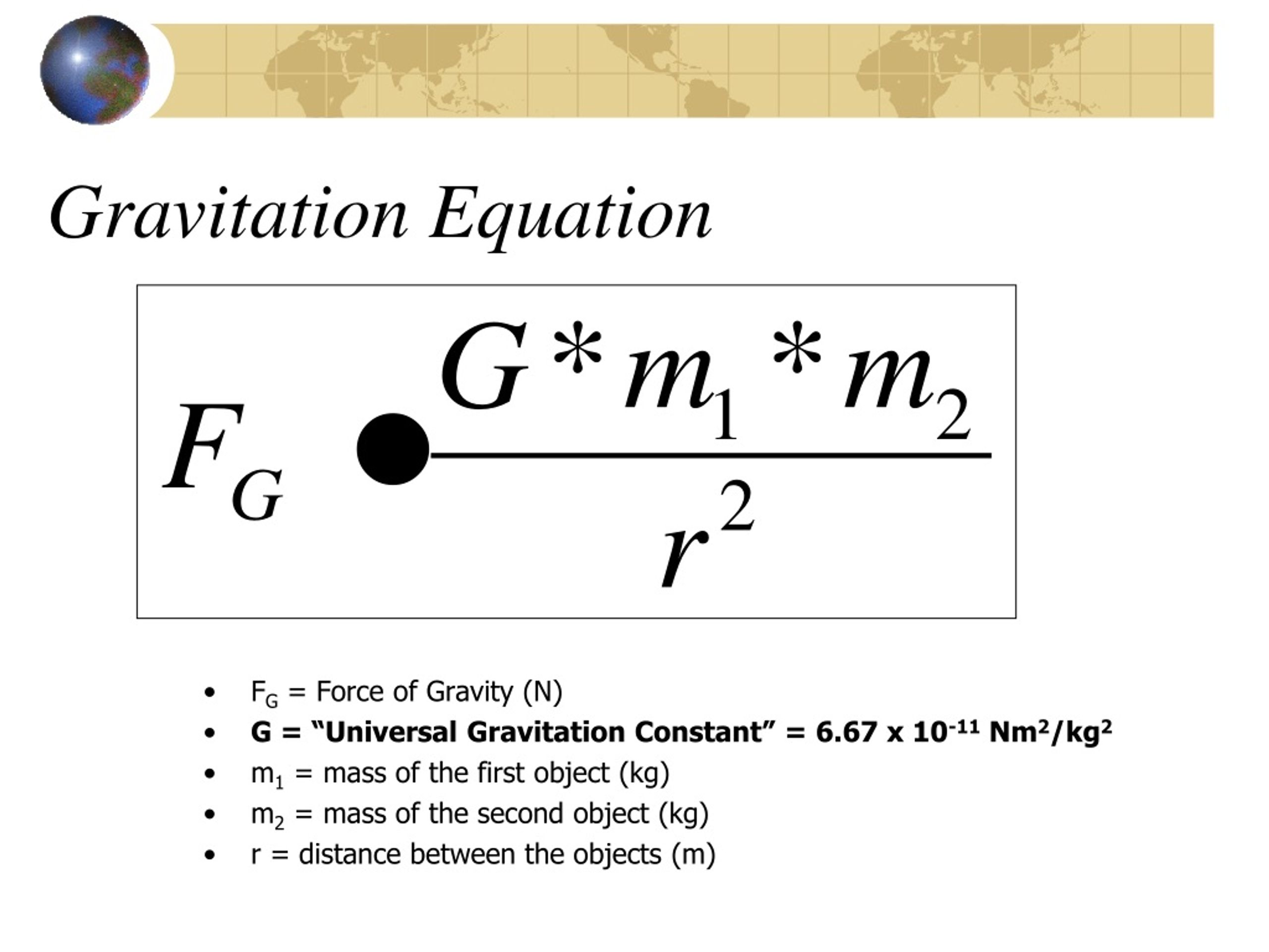 Ppt Newtons Law Of Universal Gravitation Powerpoint Presentation Free Download Id1487521 1896