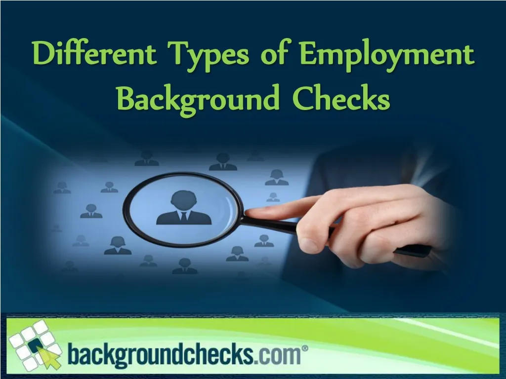 PPT - Types Of Background Checks PowerPoint Presentation, Free Download ...