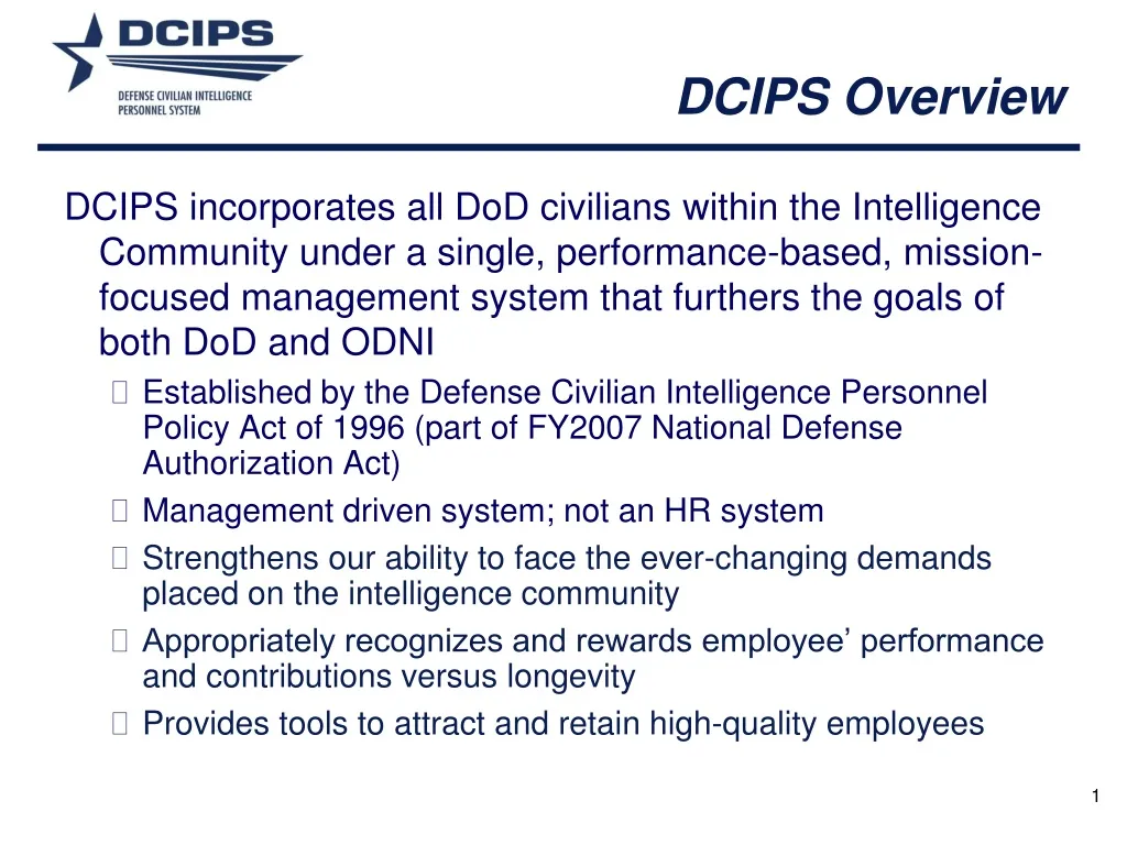 dcips overview n.