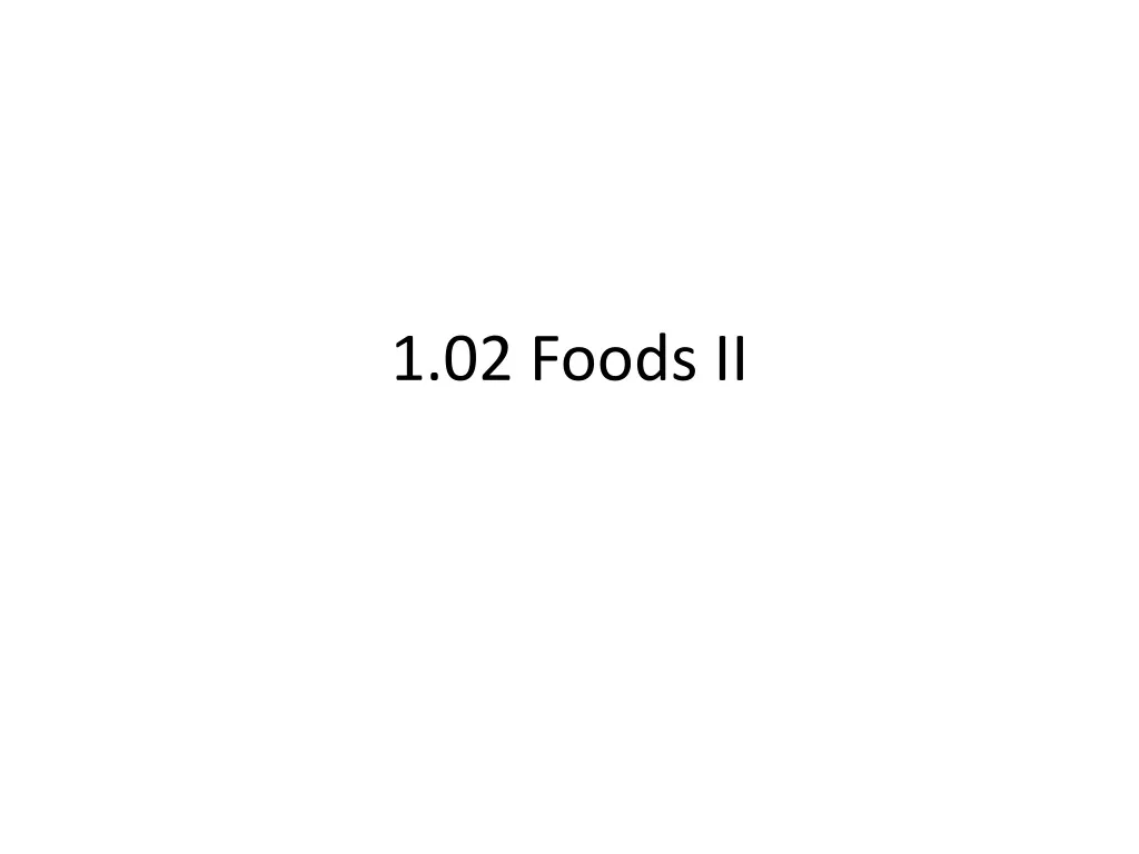 1 02 foods ii n.