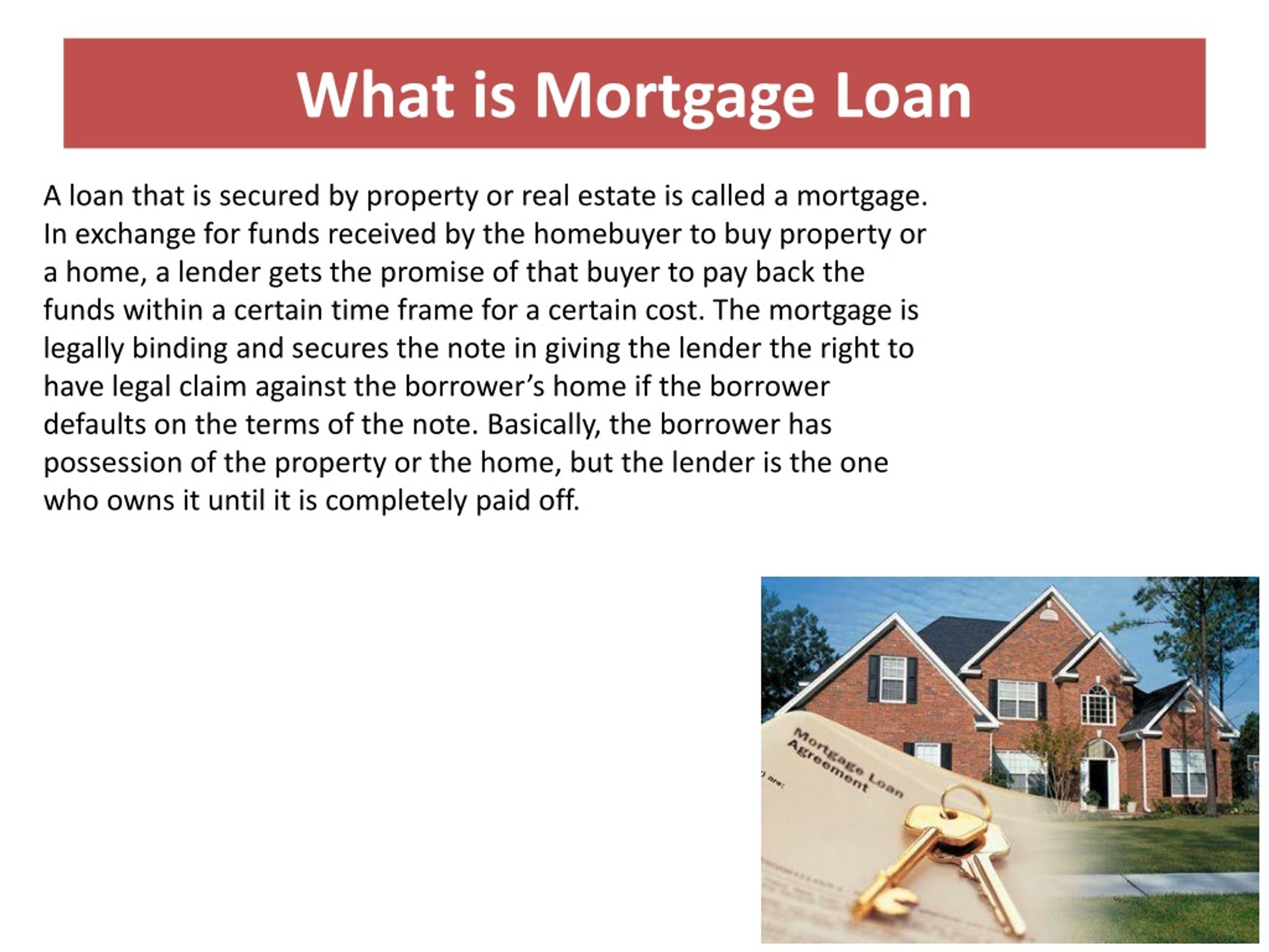 What Is A Traditional Mortgage