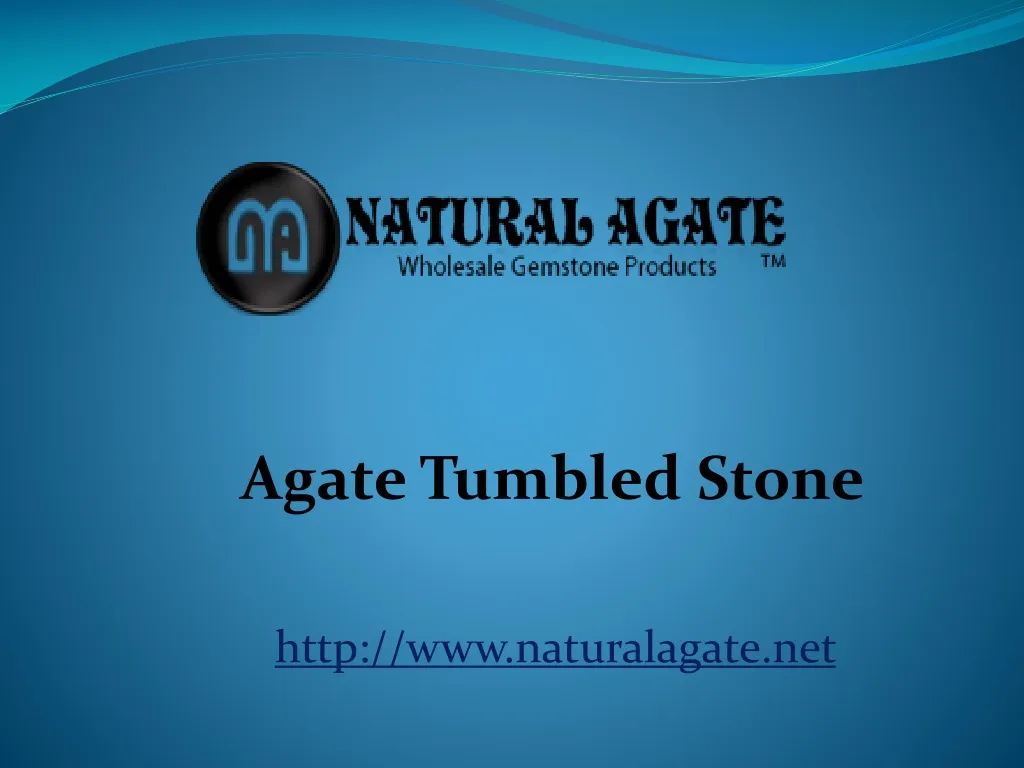 agate tumbled stone n.