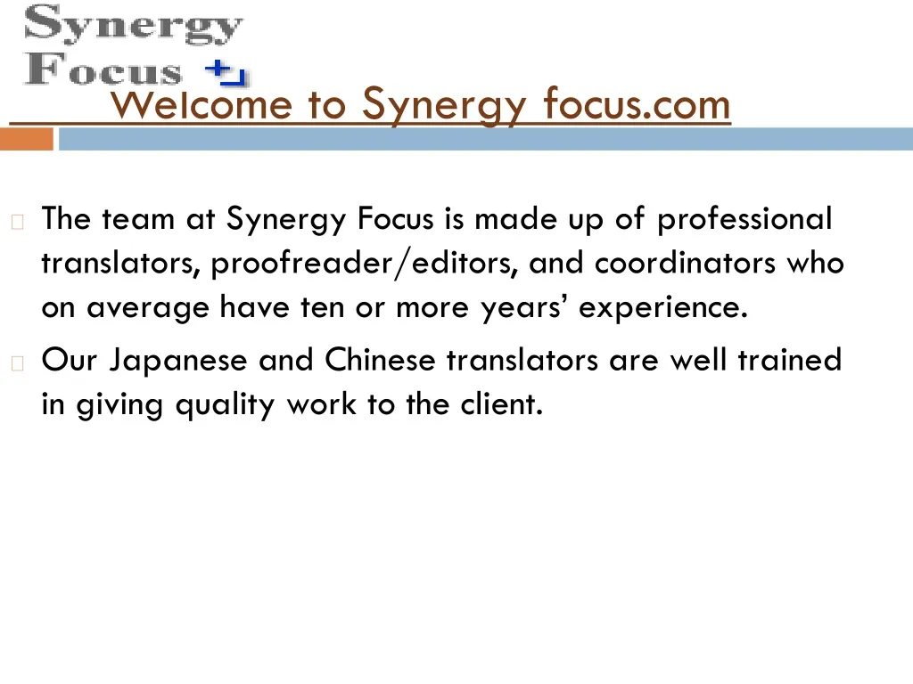 welcome to synergy focus com n.