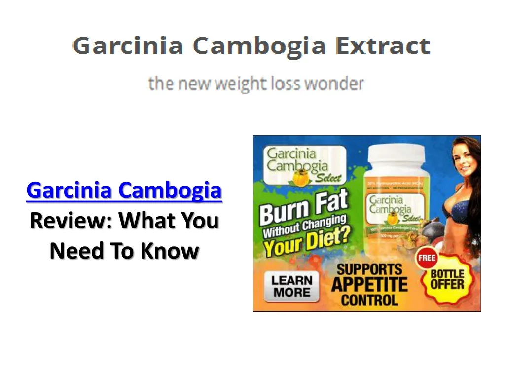 garcinia cambogia review what you need to know n.