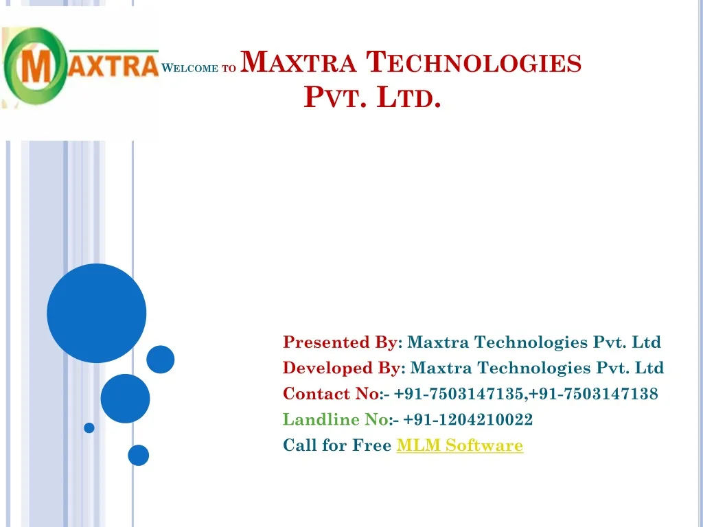 welcome to maxtra technologies pvt ltd n.