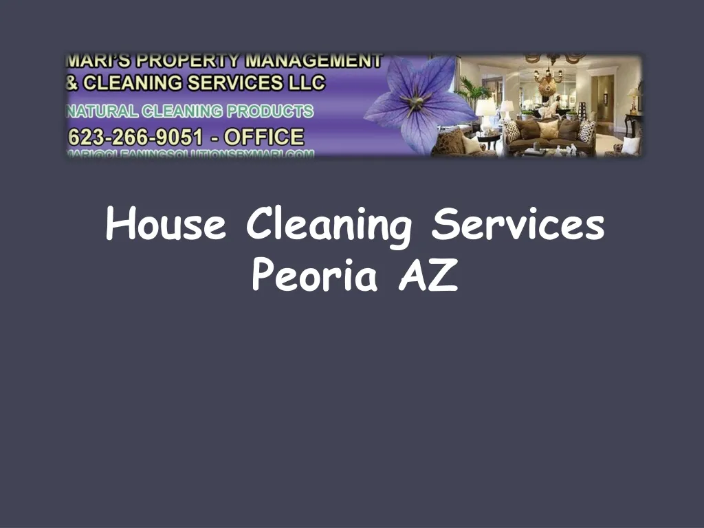 house cleaning services peoria az n.