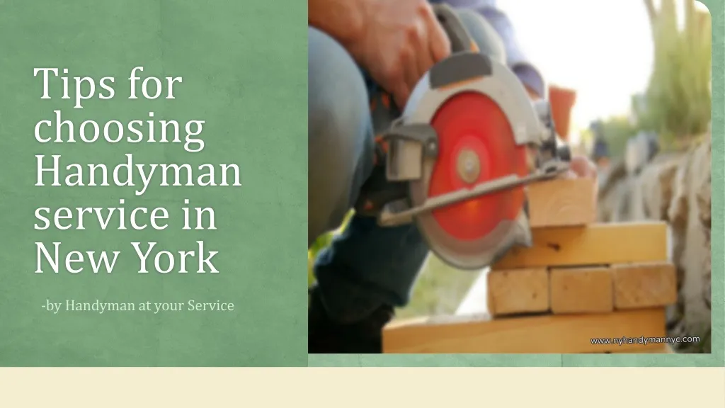 tips for choosing handyman service in new york n.