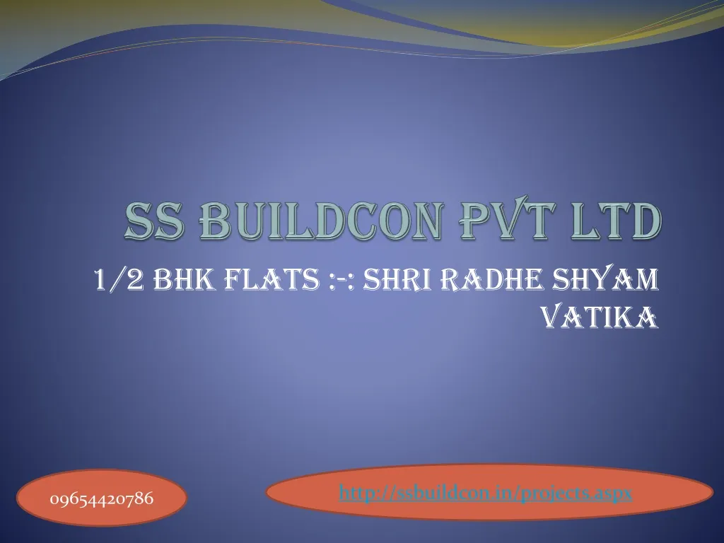 ss buildcon pvt ltd n.