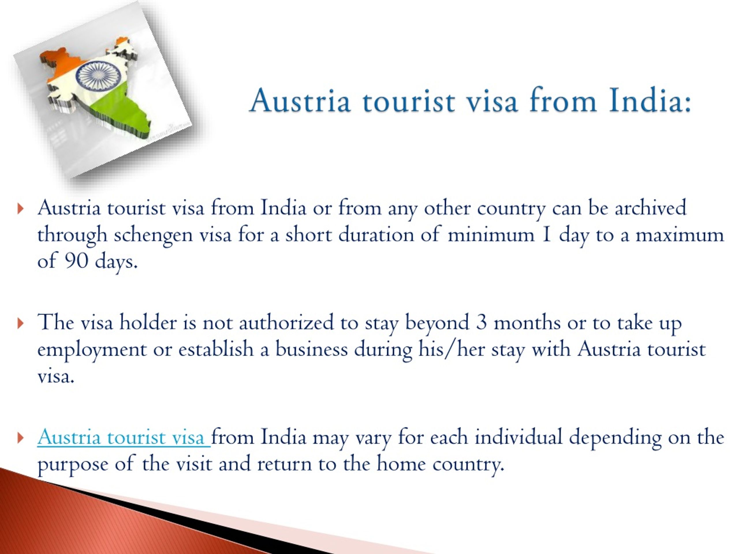 austria tourist visa requirements for indian citizens