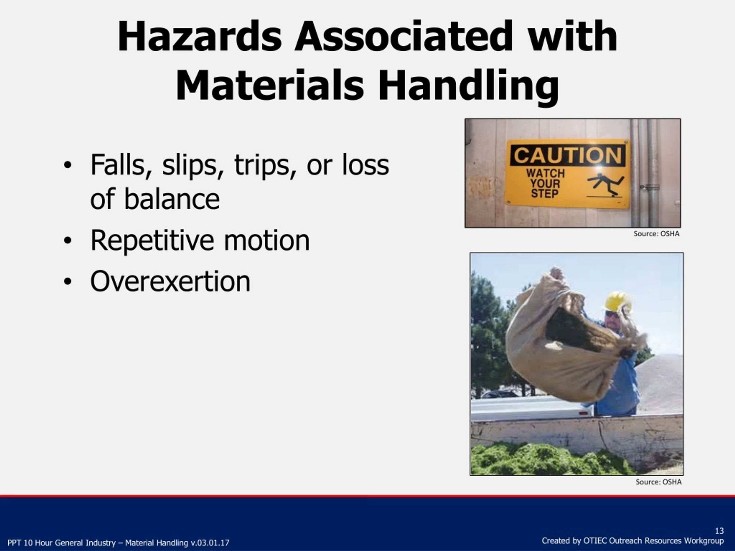 PPT - Materials Handling, Storage, Use, And Disposal PowerPoint ...