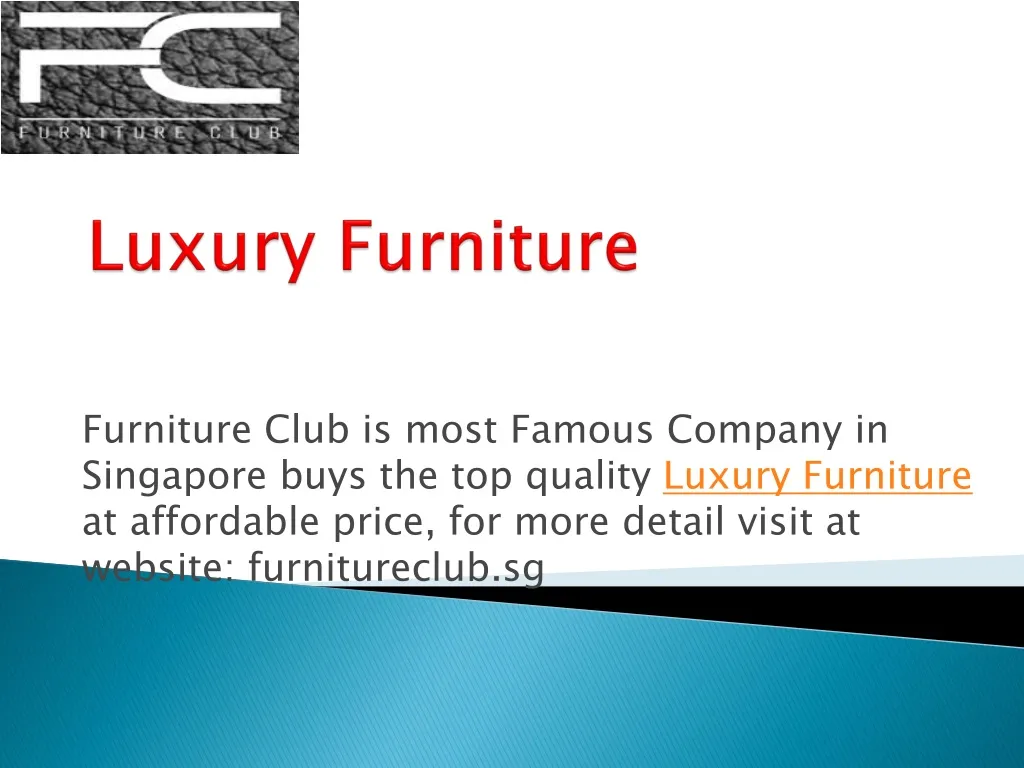 luxury furniture n.
