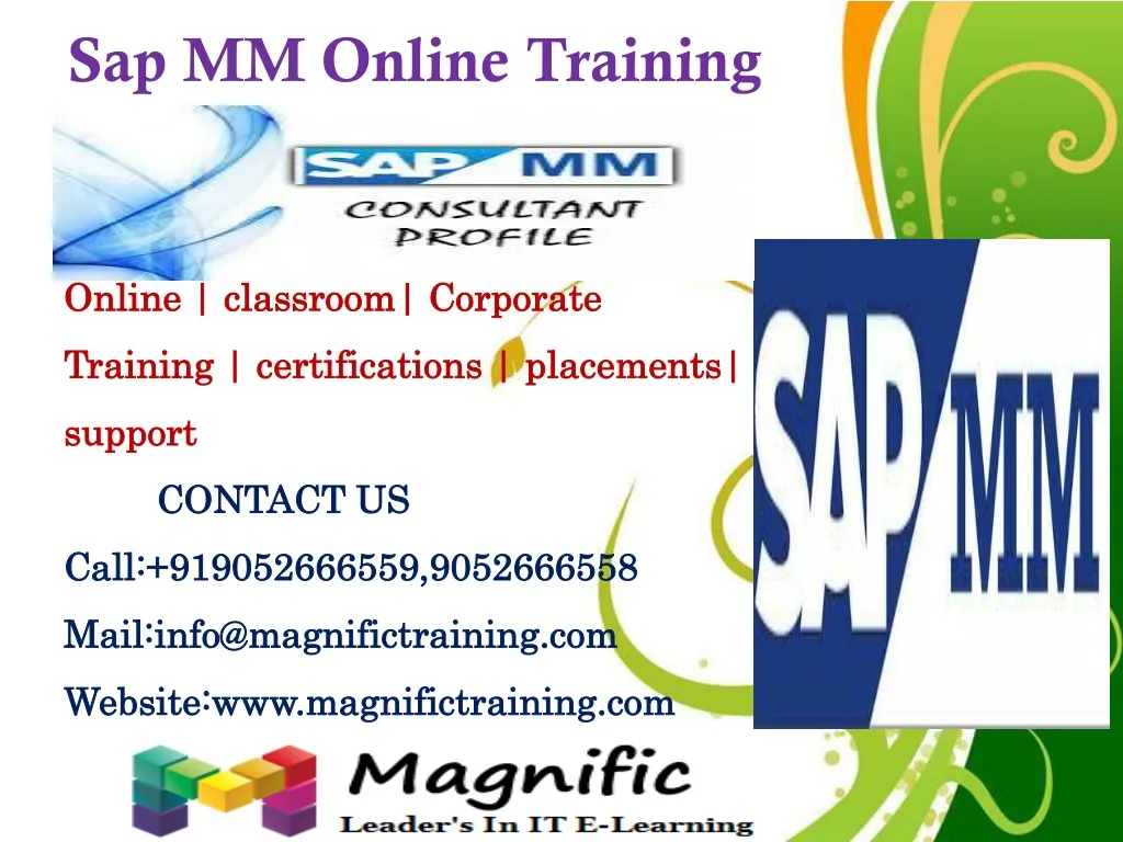 PPT - Sap MM Online Training In Canada,pune PowerPoint Presentation ...