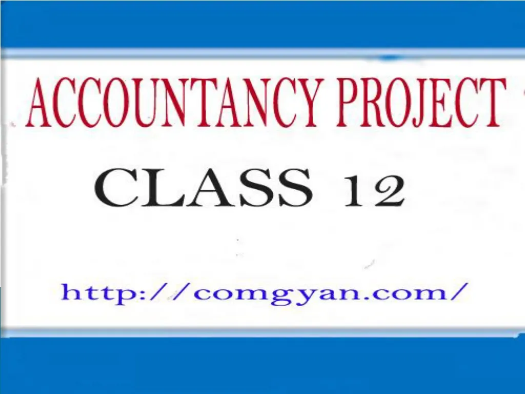 accountancy projects n.