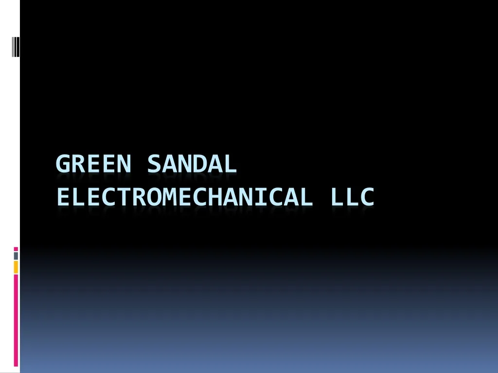 green sandal electromechanical llc n.