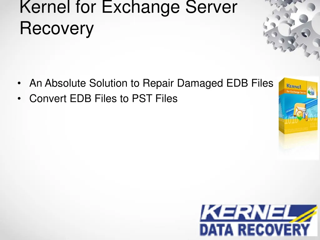 kernel for exchange server recovery n.