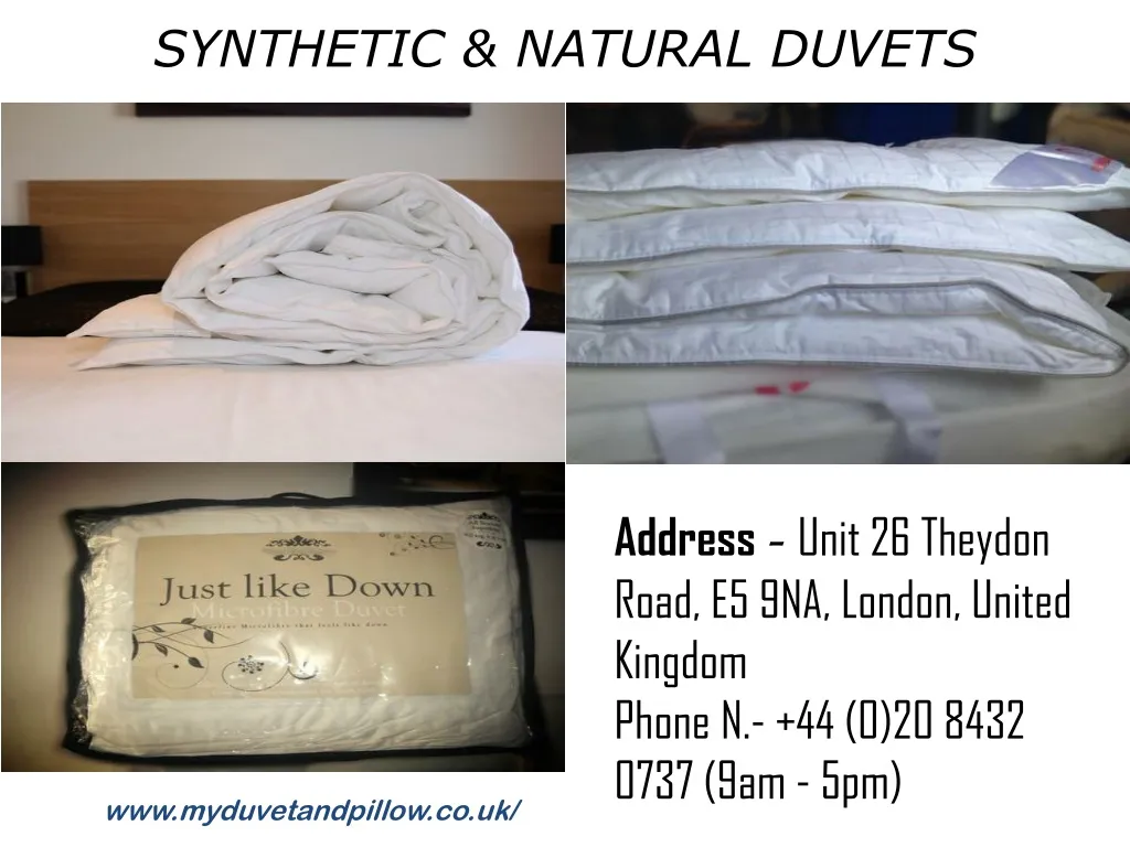 synthetic natural duvets n.