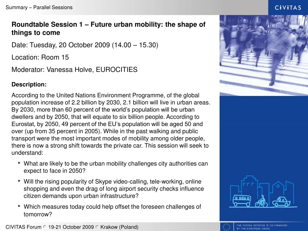 roundtable session 1 future urban mobility n.