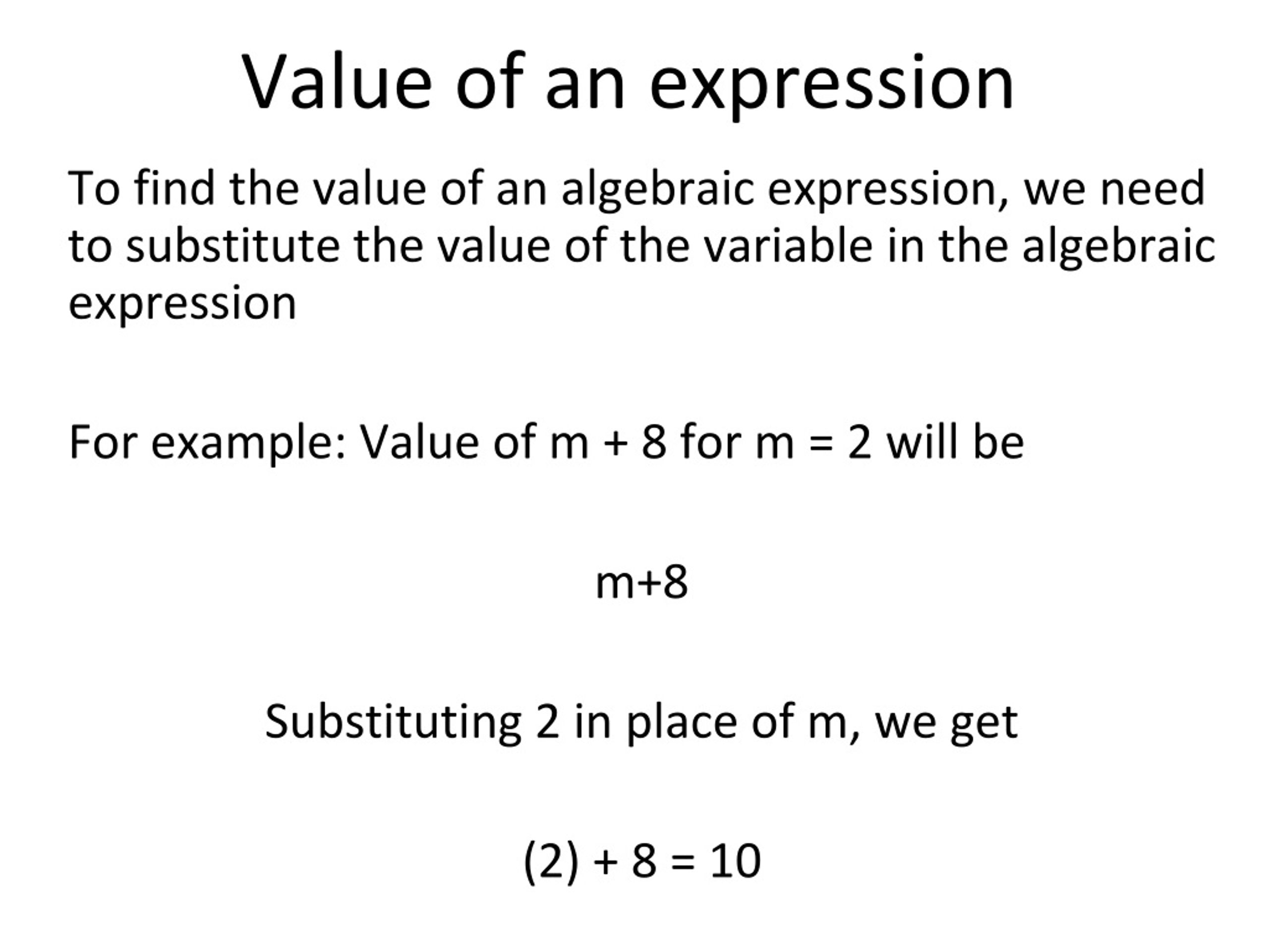 value of the assignment expression