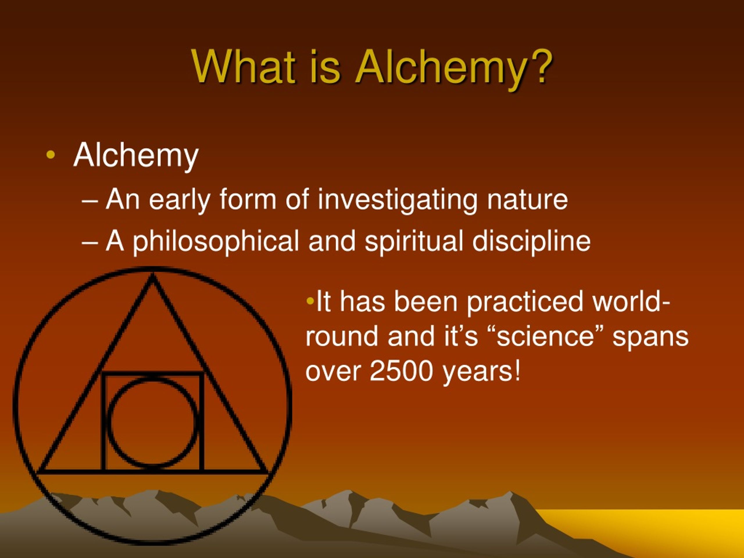 define alchemist