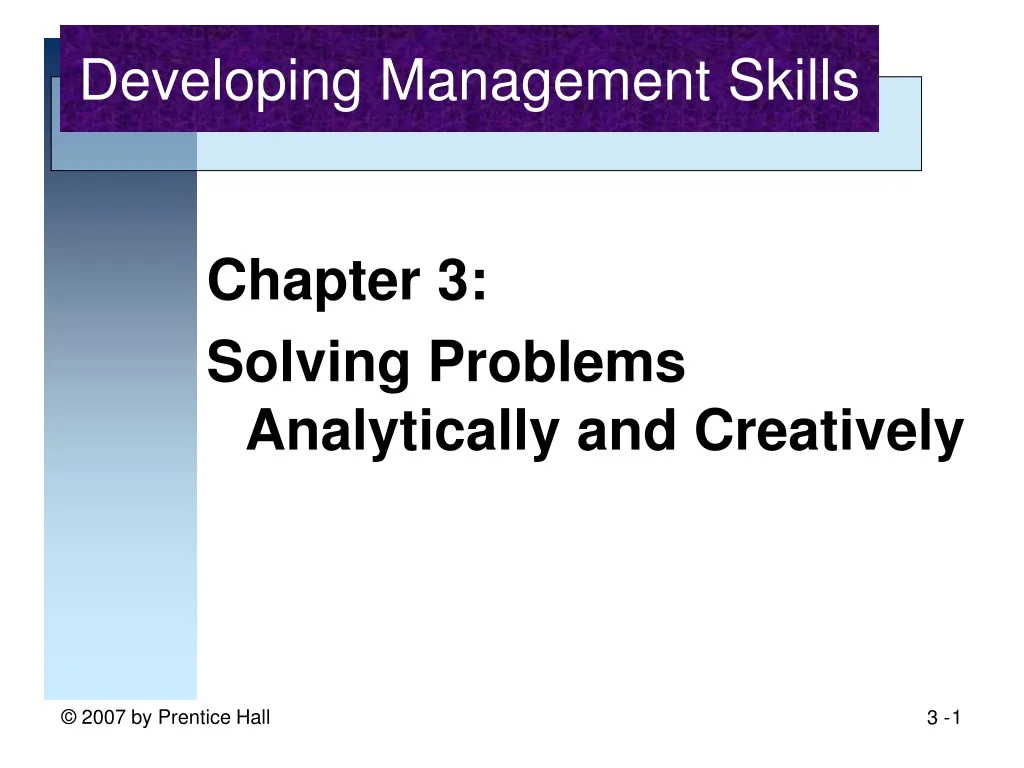 developing management skills n.