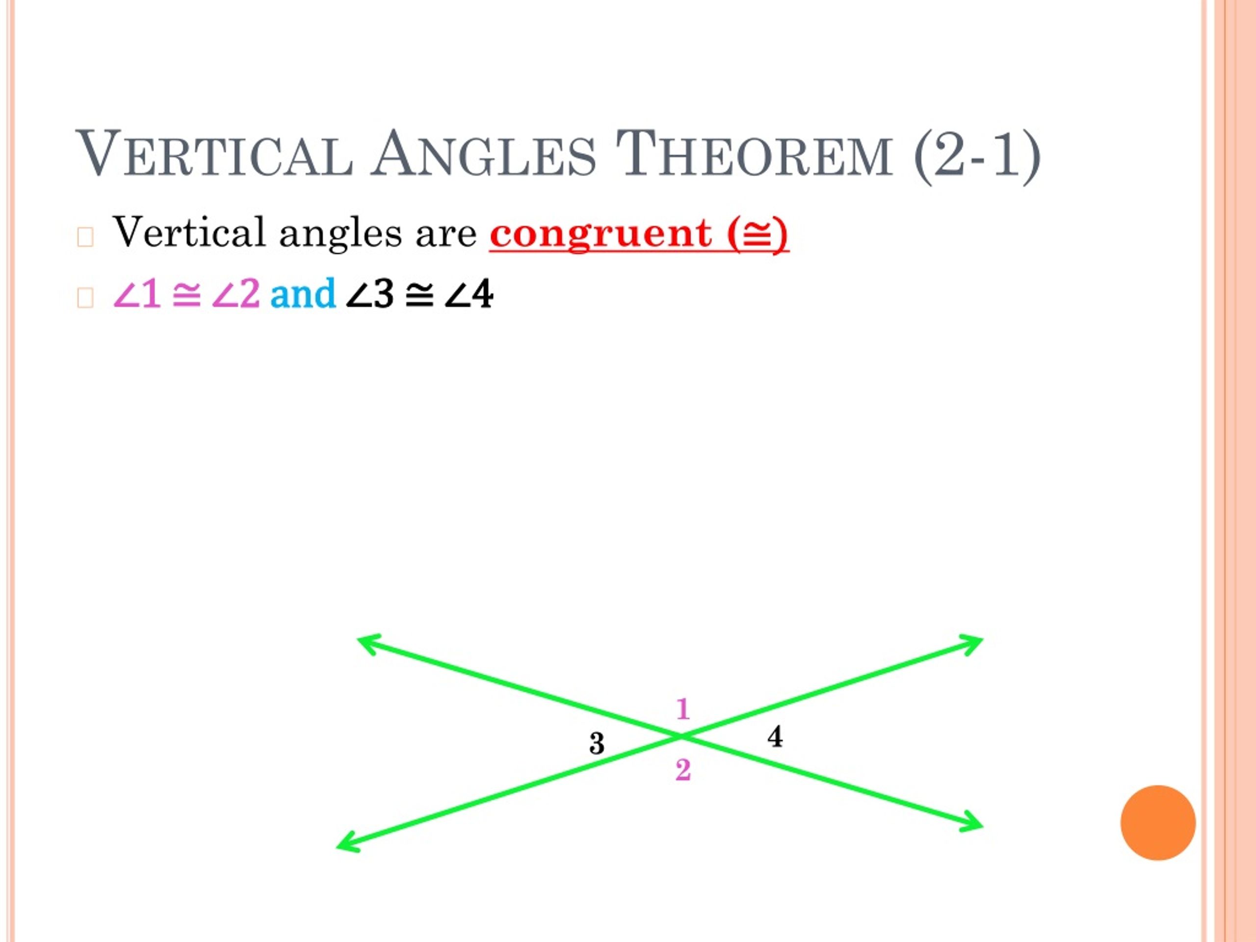 What Is A Vertical Angle Theorem 6261