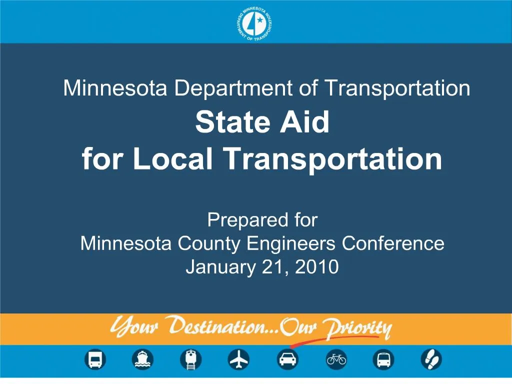 PPT - Minnesota Department Of Transportation State Aid For Local ...