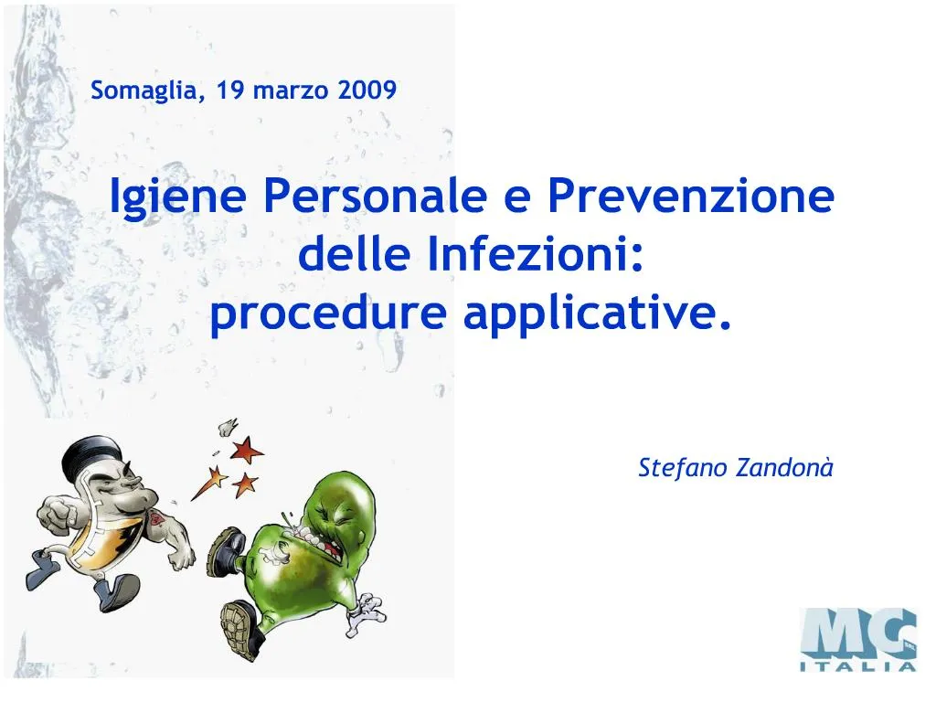 Ppt Igiene Personale E Prevenzione Delle Infezioni Procedure Applicative Powerpoint