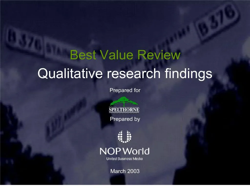 PPT best value review PowerPoint Presentation, free download ID156490