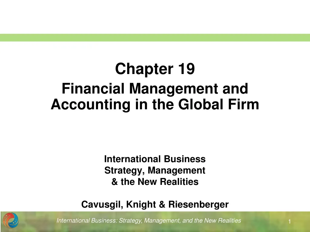 international business strategy management the new realities cavusgil knight riesenberger n.