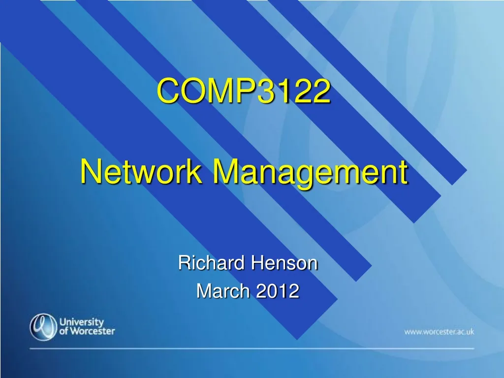comp3122 network management n.