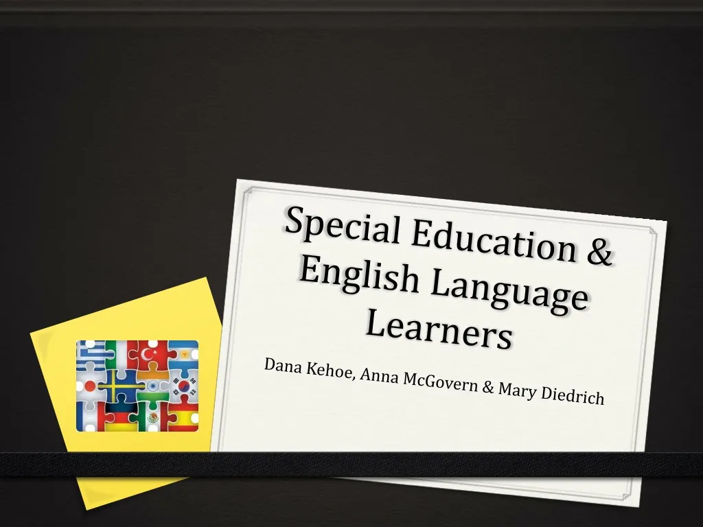 special education english language learners n.