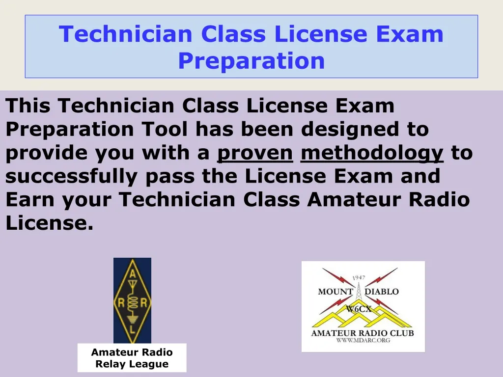 technician class license exam preparation n.