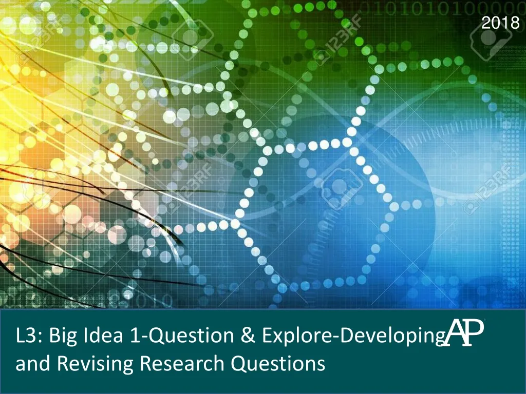 l3 big idea 1 question explore developing n.