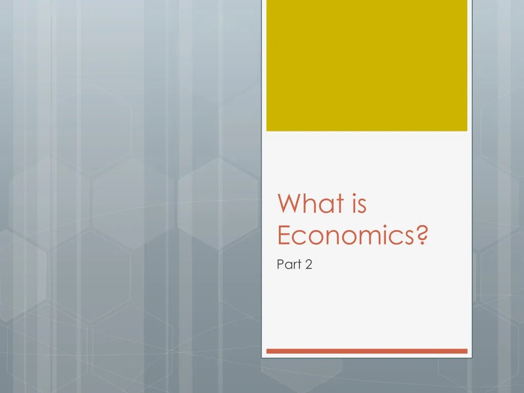 what is economics n.
