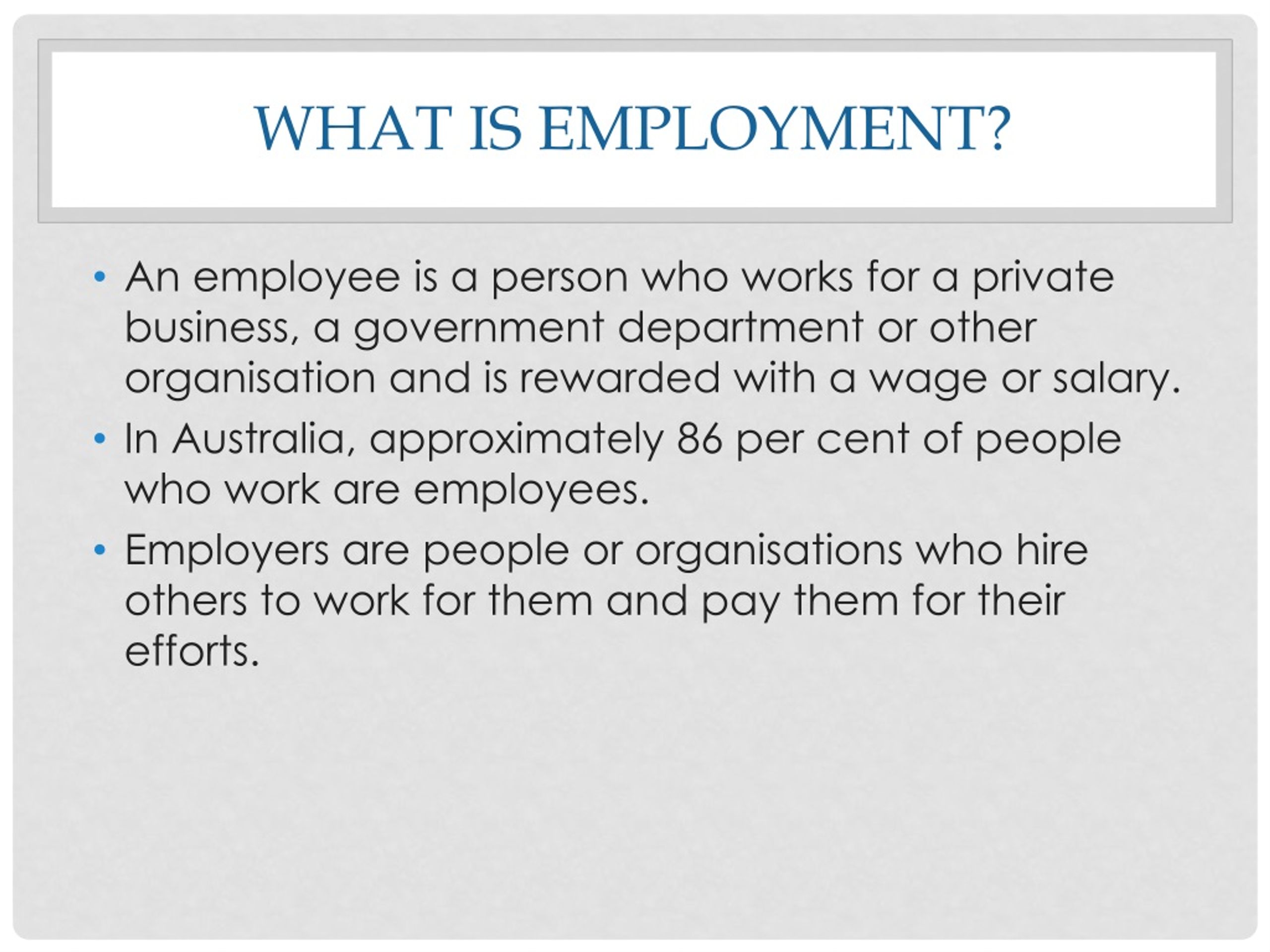 PPT Employment Issues PowerPoint Presentation Free Download ID 160730