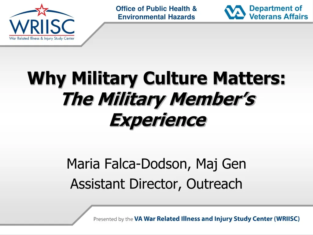 why military culture matters the military member s experience n.