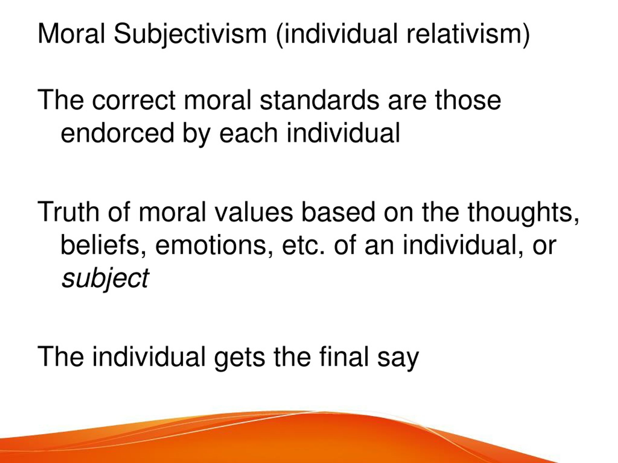 PPT Moral Relativism Isolationism PowerPoint Presentation free