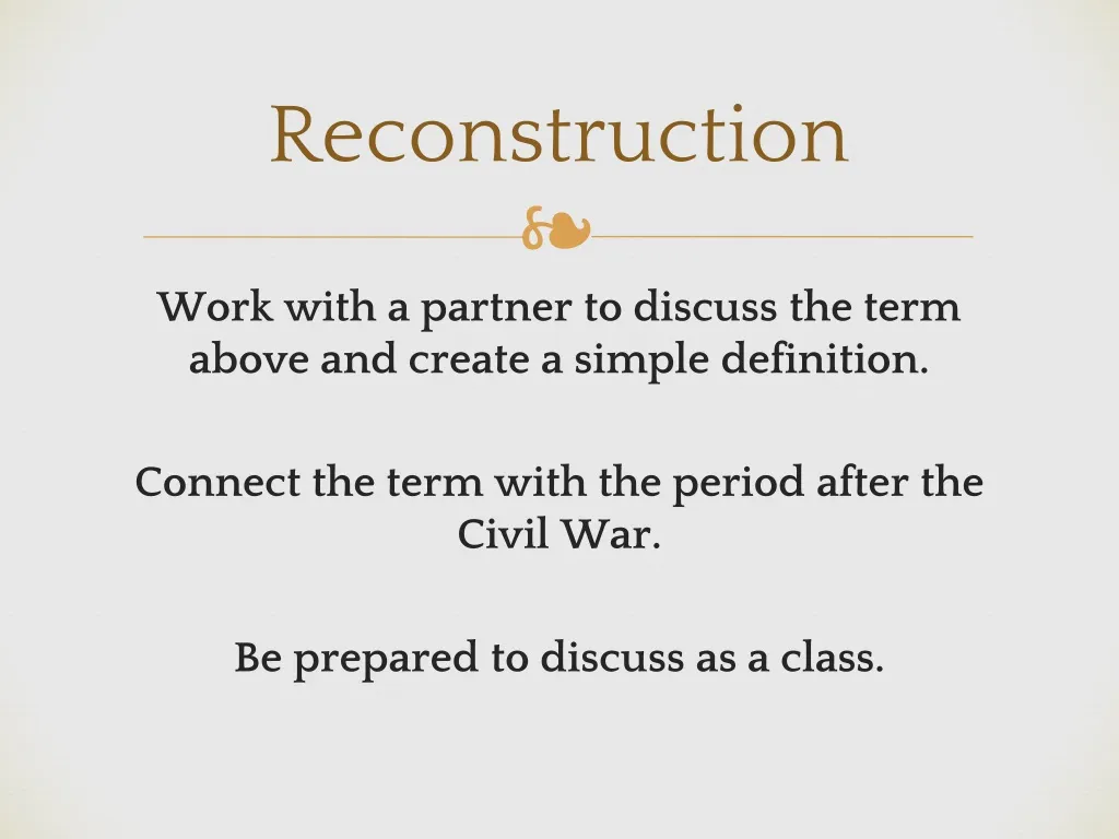 reconstruction n.
