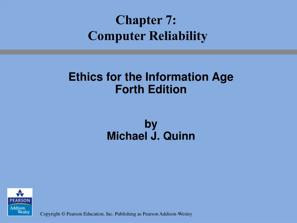 ethics for the information age forth edition by michael j quinn n.