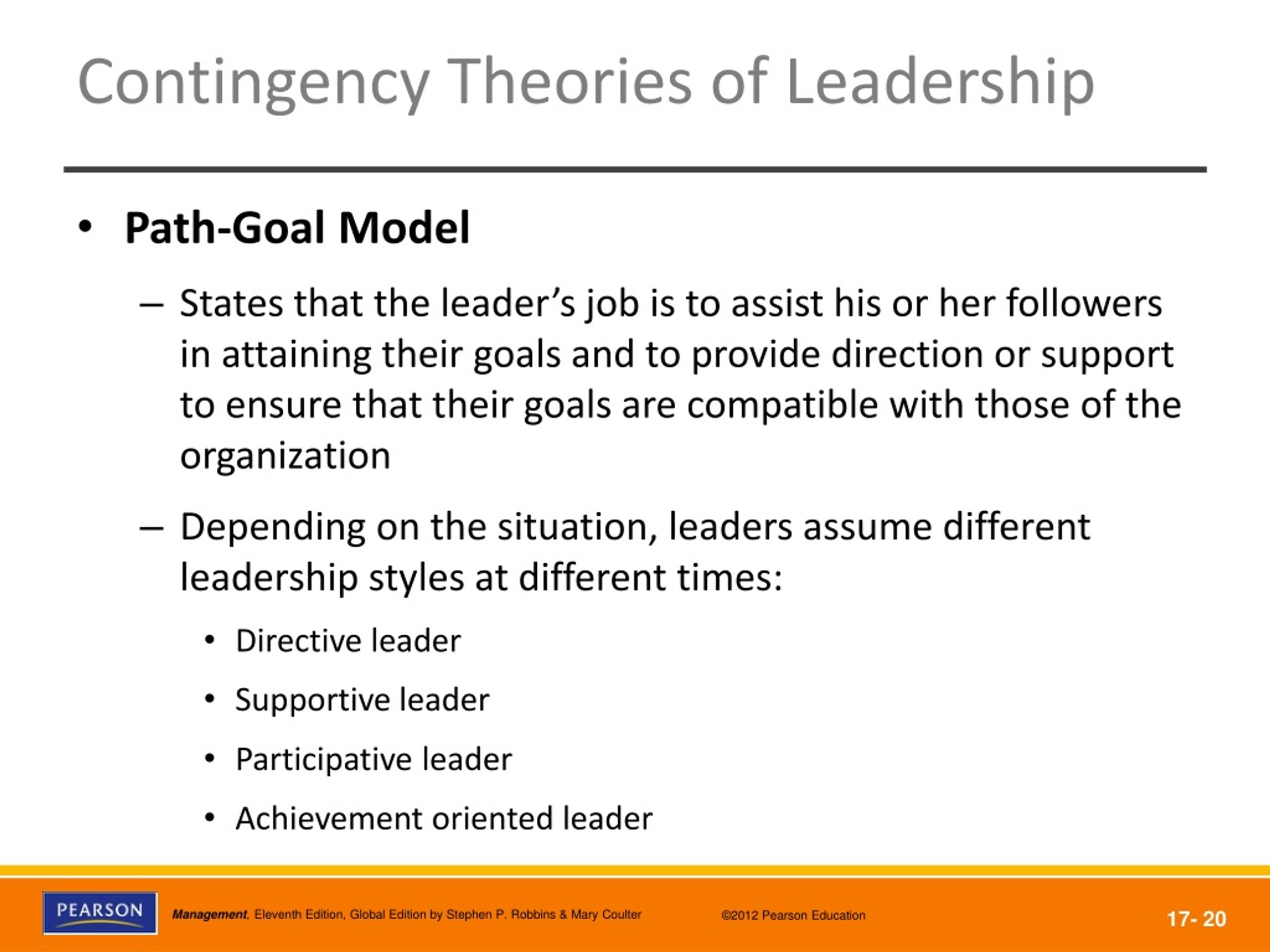 Compare And Contrast Theories Of Leadership