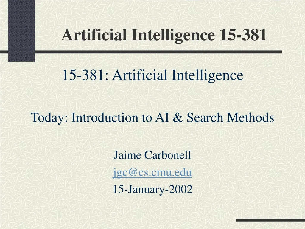 artificial intelligence 15 381 n.