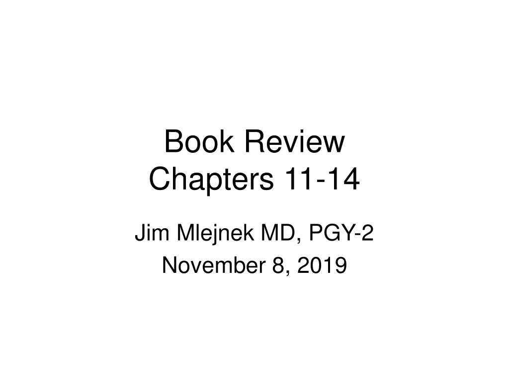 book review chapters 11 14 n.