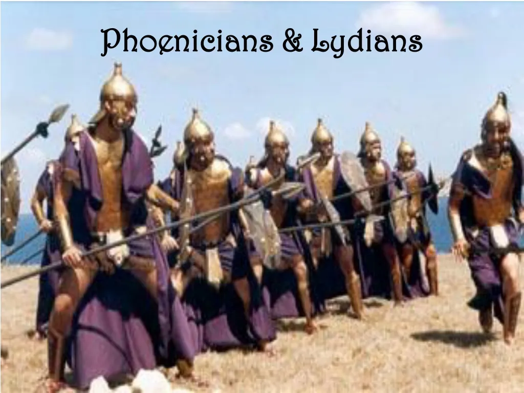phoenicians lydians n.
