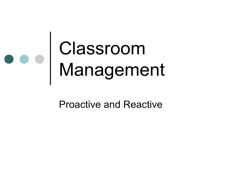 PPT classroom Management PowerPoint Presentation Free Download ID 